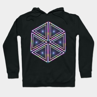 Dazzling 80s Hexagon Hoodie